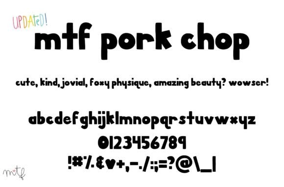 Pork Chop: Big, Bold Display Font for Wild Designs