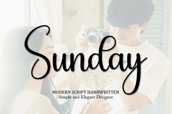 Sunday Font: A Handwritten Script for Bold Brand Identities