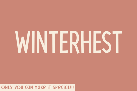 Winterhest: Organic Handwritten Font with Unmatched Character